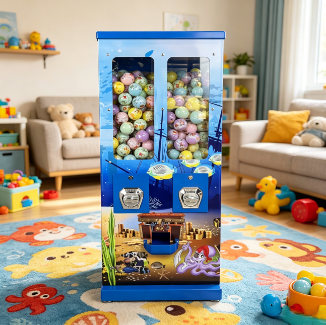 Prize Capsule Toy Machine - Dual Head Capsule Prize Vending Machine