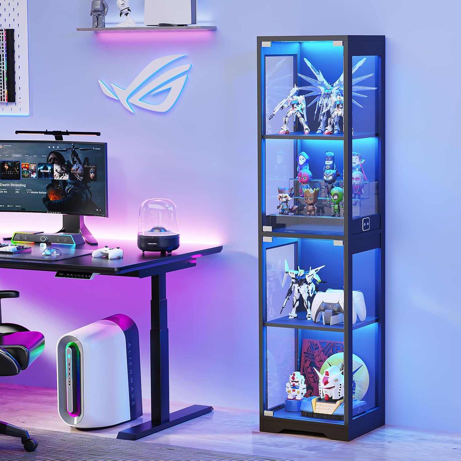 Glass Display Cabinet with 3 C - Glass Cabinet Display review and price