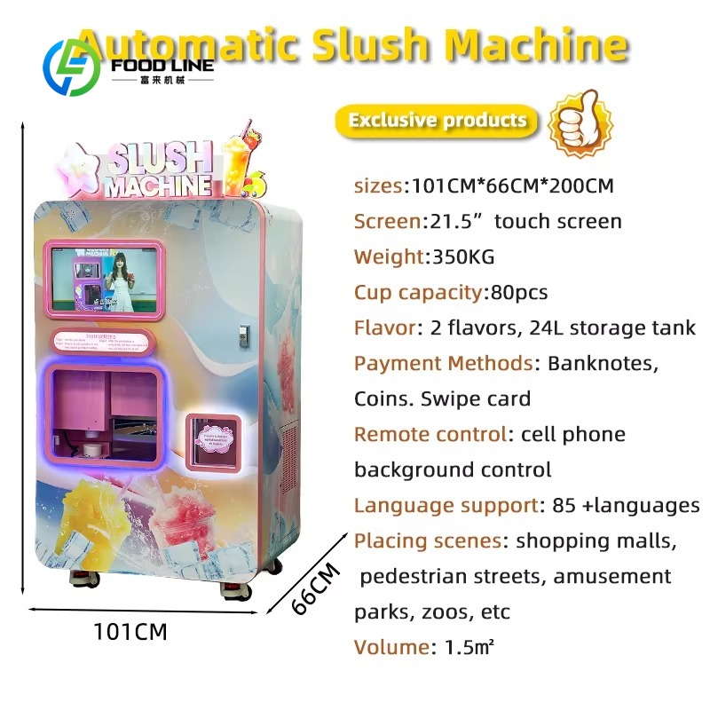 Customized Modern Smoothie Ven - Slushie Machine Vending review and price