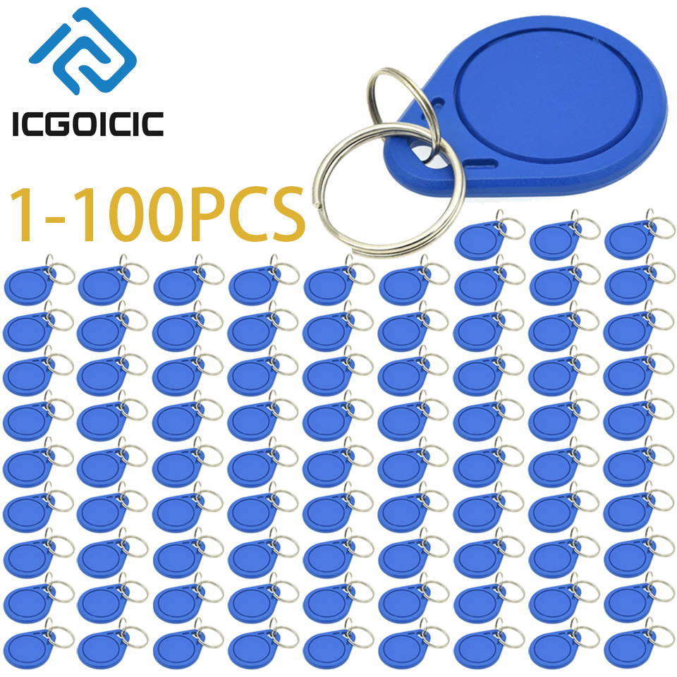 1-100pcs 13.56MHz RFID IC Key  - Arduino Vending Machine Project review and price