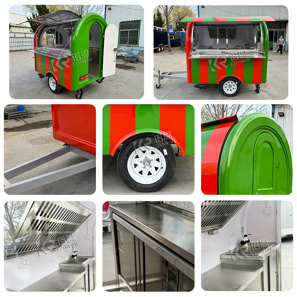 food truck trailer mobile kitc - Hot Dog Vending Cart review and price