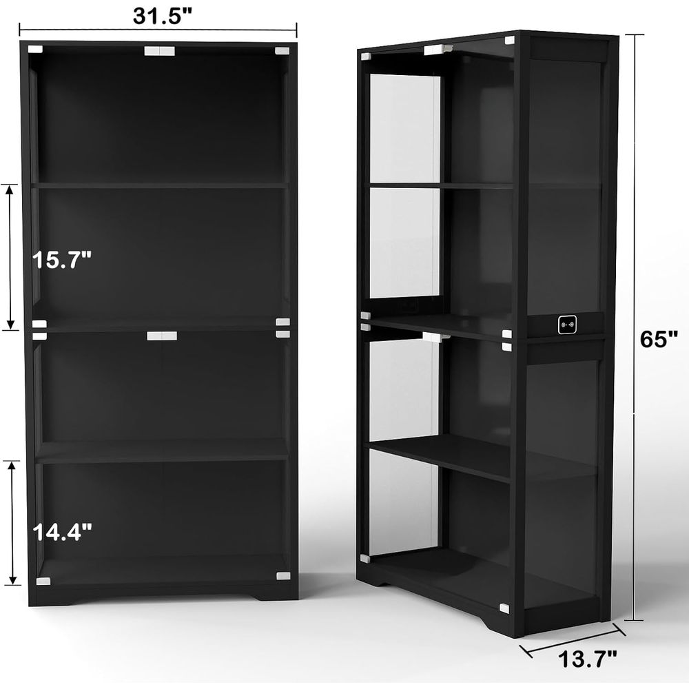 Glass-Door Display Cabinet wit - Glass Cabinet Display review and price