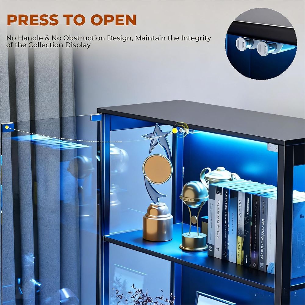 Glass-Door Display Cabinet wit - Glass Cabinet Display review and price