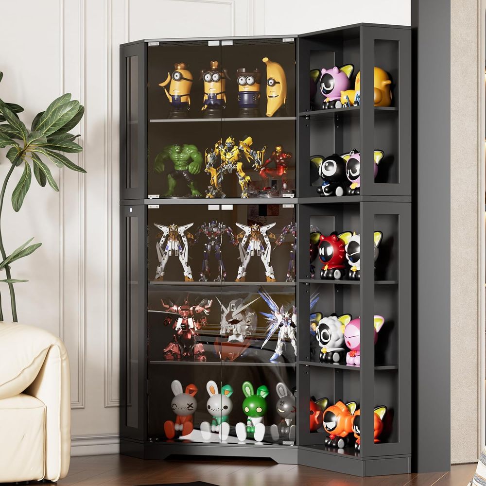 Black Glass Display Cabinet wi - Glass Cabinet Display review and price