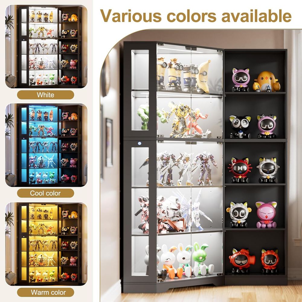 Black Glass Display Cabinet wi - Glass Cabinet Display review and price