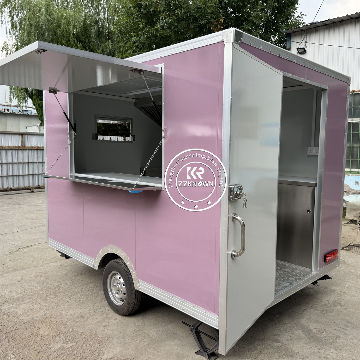 Mobile Fast Food Trailer Cart  - Hot Dog Vending Cart review and price