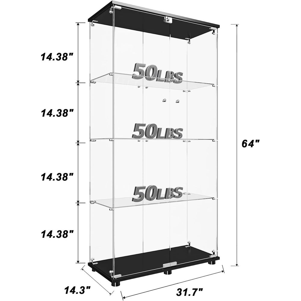 Double Door Glass Display Cabi - Glass Cabinet Display review and price