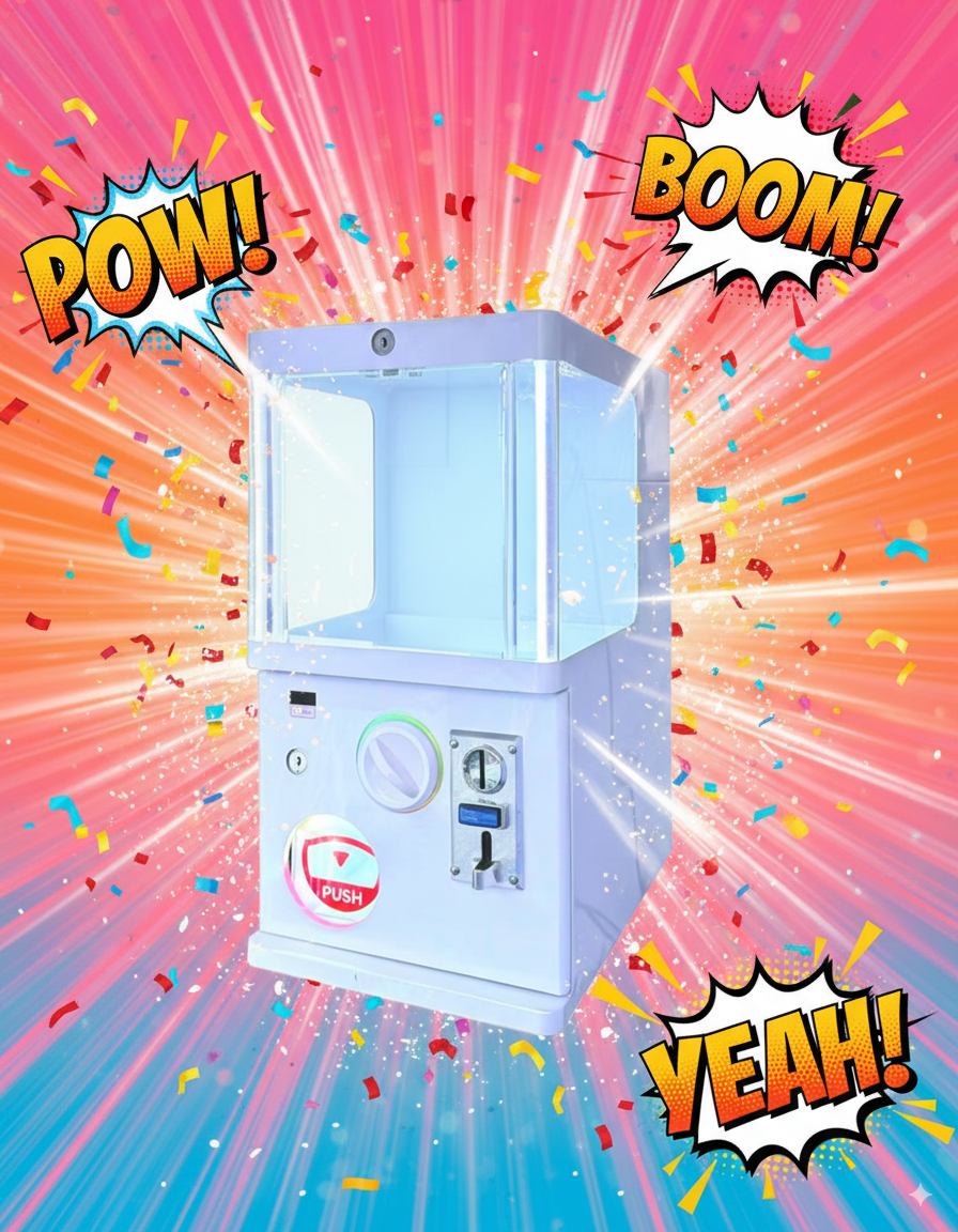 Metal Capsule Vending Machine  - Arcade Card Vending Machine review and price