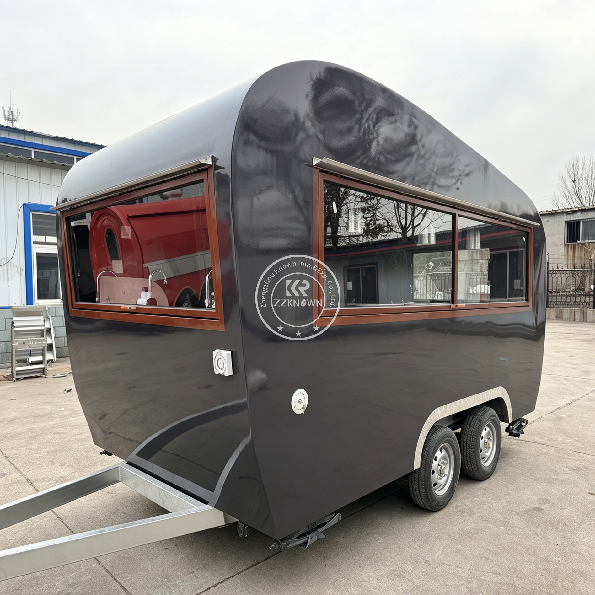 Custom Mobile Concession Food  - Hot Dog Vending Cart review and price