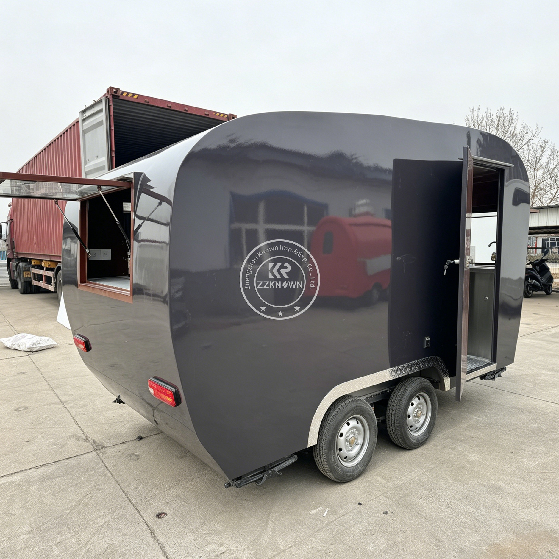 Custom Mobile Concession Food  - Hot Dog Vending Cart review and price