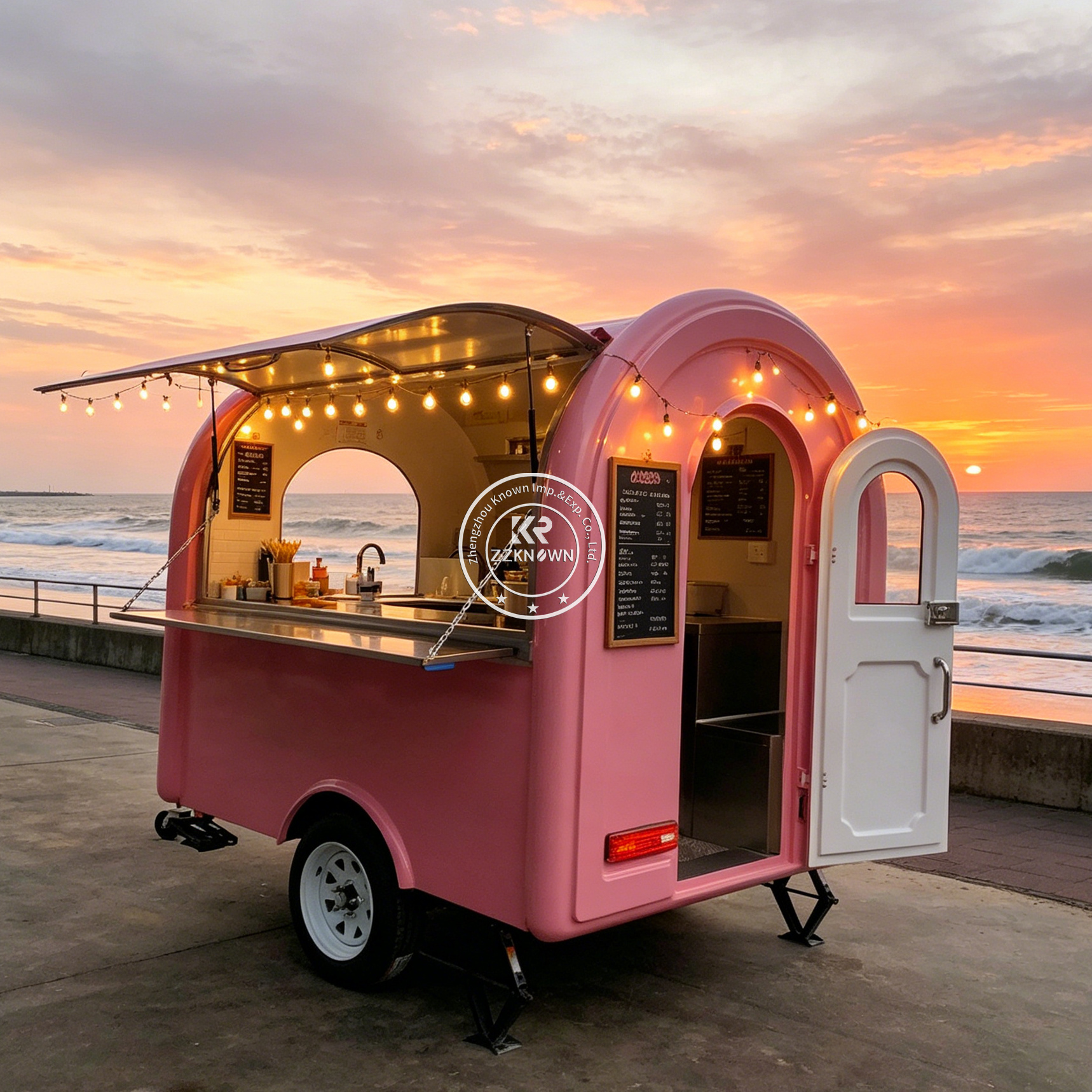 Street Mobile Food Trailer Hot - Hot Dog Vending Cart review and price