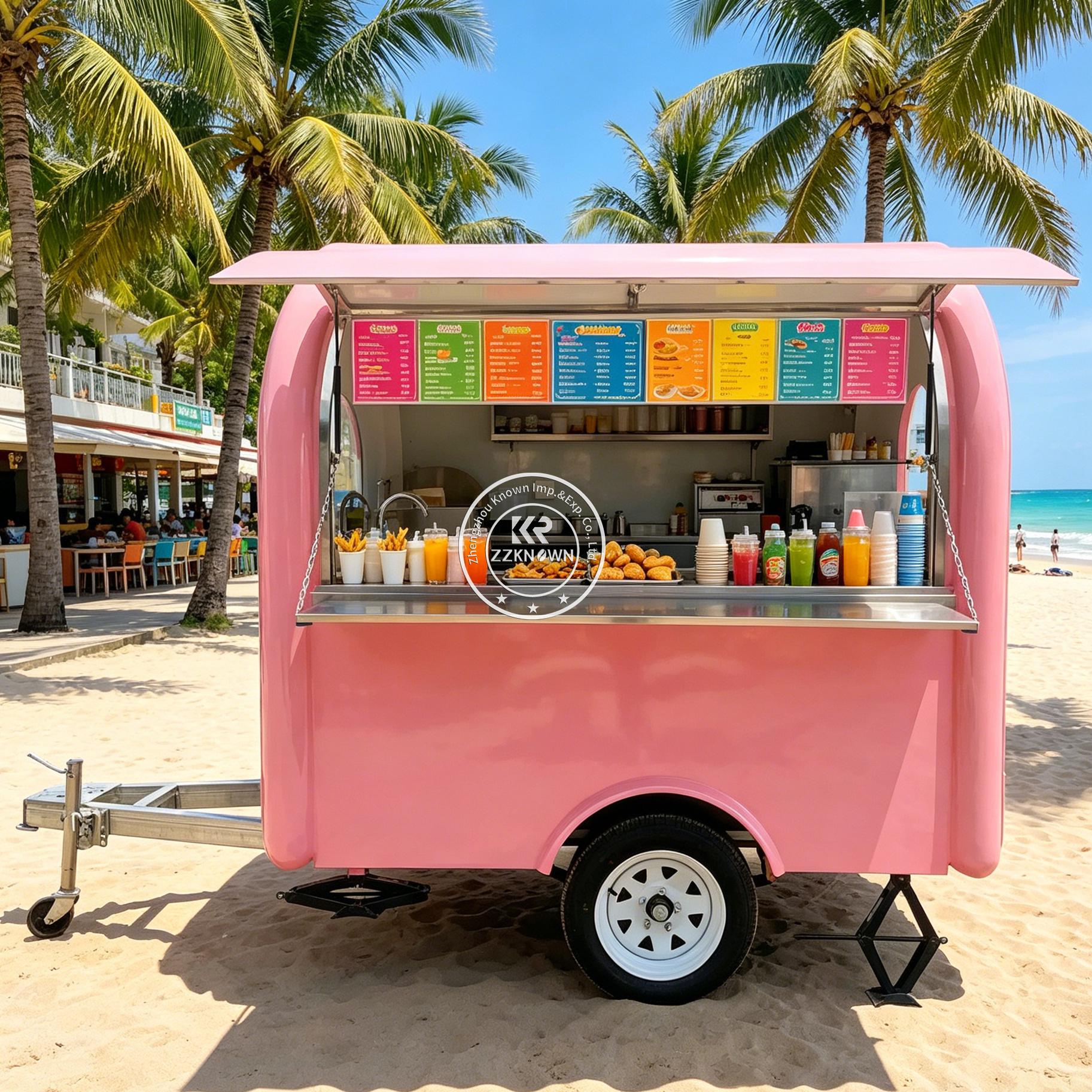 Street Mobile Food Trailer Hot - Hot Dog Vending Cart review and price