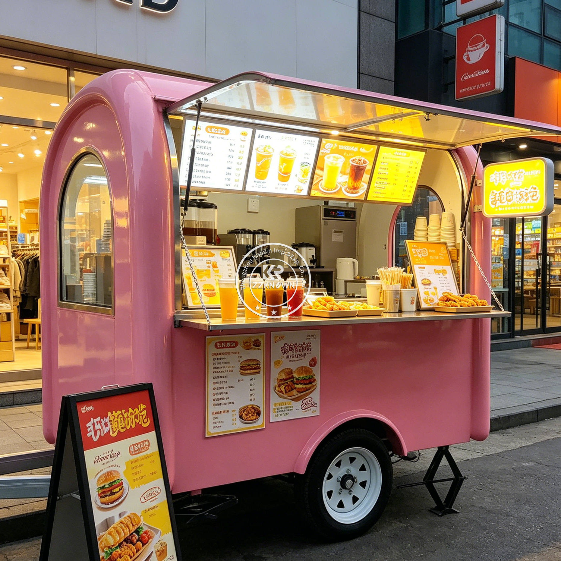 Street Mobile Food Trailer Hot - Hot Dog Vending Cart review and price