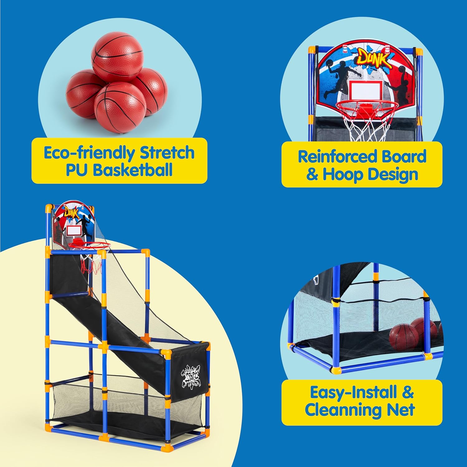 Arcade Basketball Game Set wit - Arcade Games & Vending Co review and price