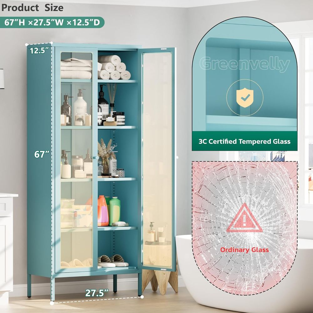 Tall Glass Display Cabinet for - Glass Cabinet Display review and price
