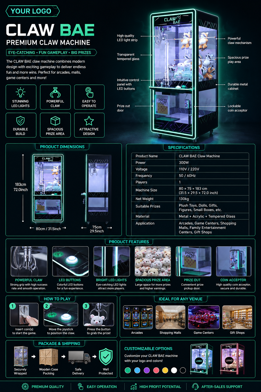 Black Claw Machine Modern Arca - Arcade Vending & Laundry Revenue review and price