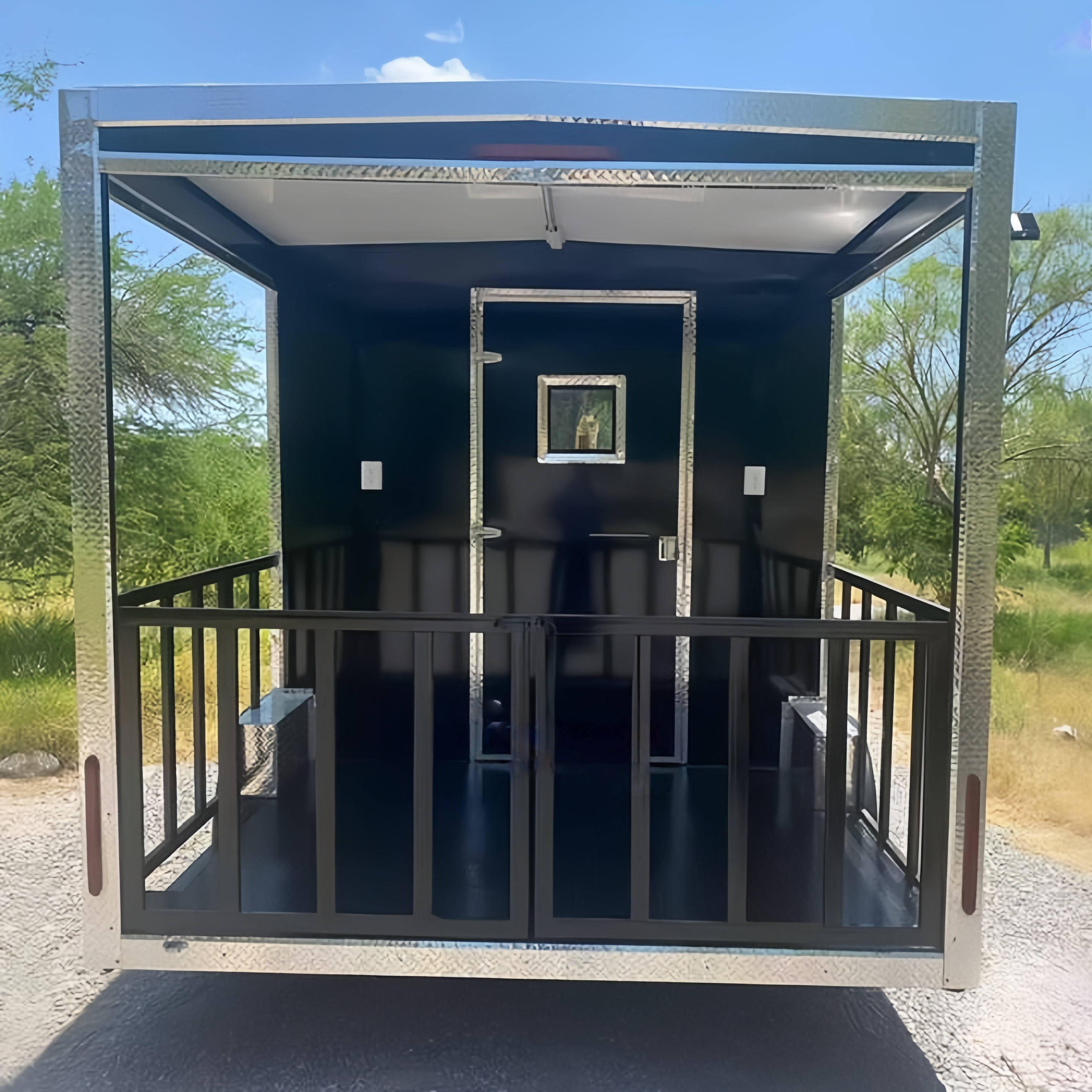 Outdoor Mobile Food Truck Trai - Hot Dog Vending Cart review and price