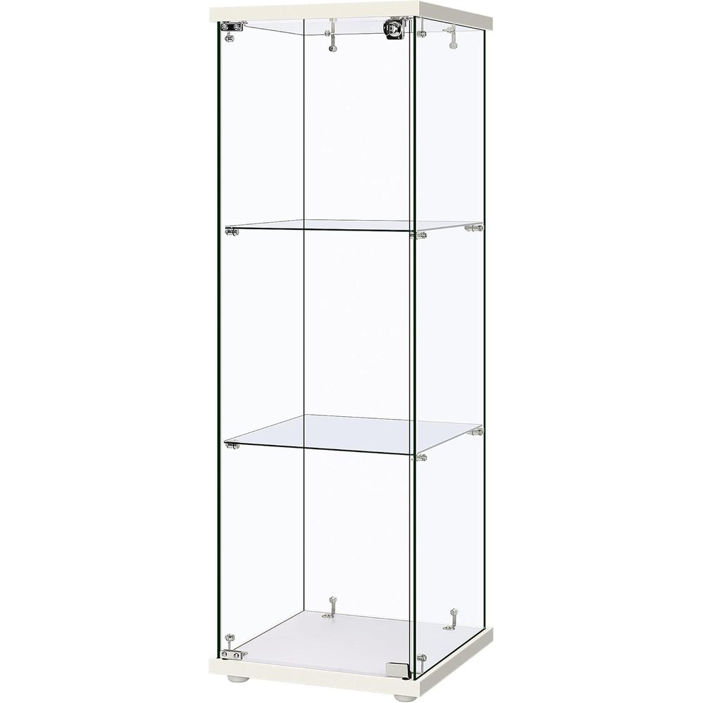 15.7W x 15.7D x 47.2H Tempered - Glass Cabinet Display review and price