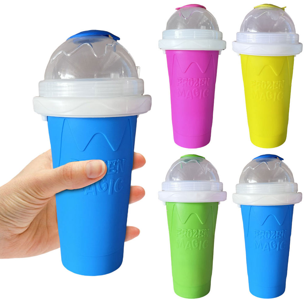 300ML Smoothies Squeeze Cup Qu - Slushie Machine Vending review and price