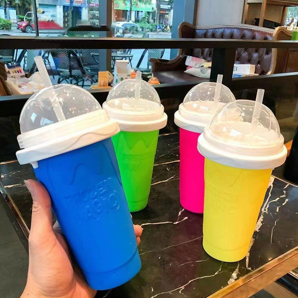 300ML Smoothies Squeeze Cup Qu - Slushie Machine Vending review and price