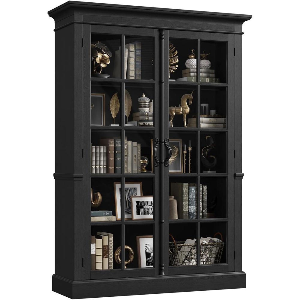 65 Tall Display Cabinet with A - Glass Cabinet Display review and price