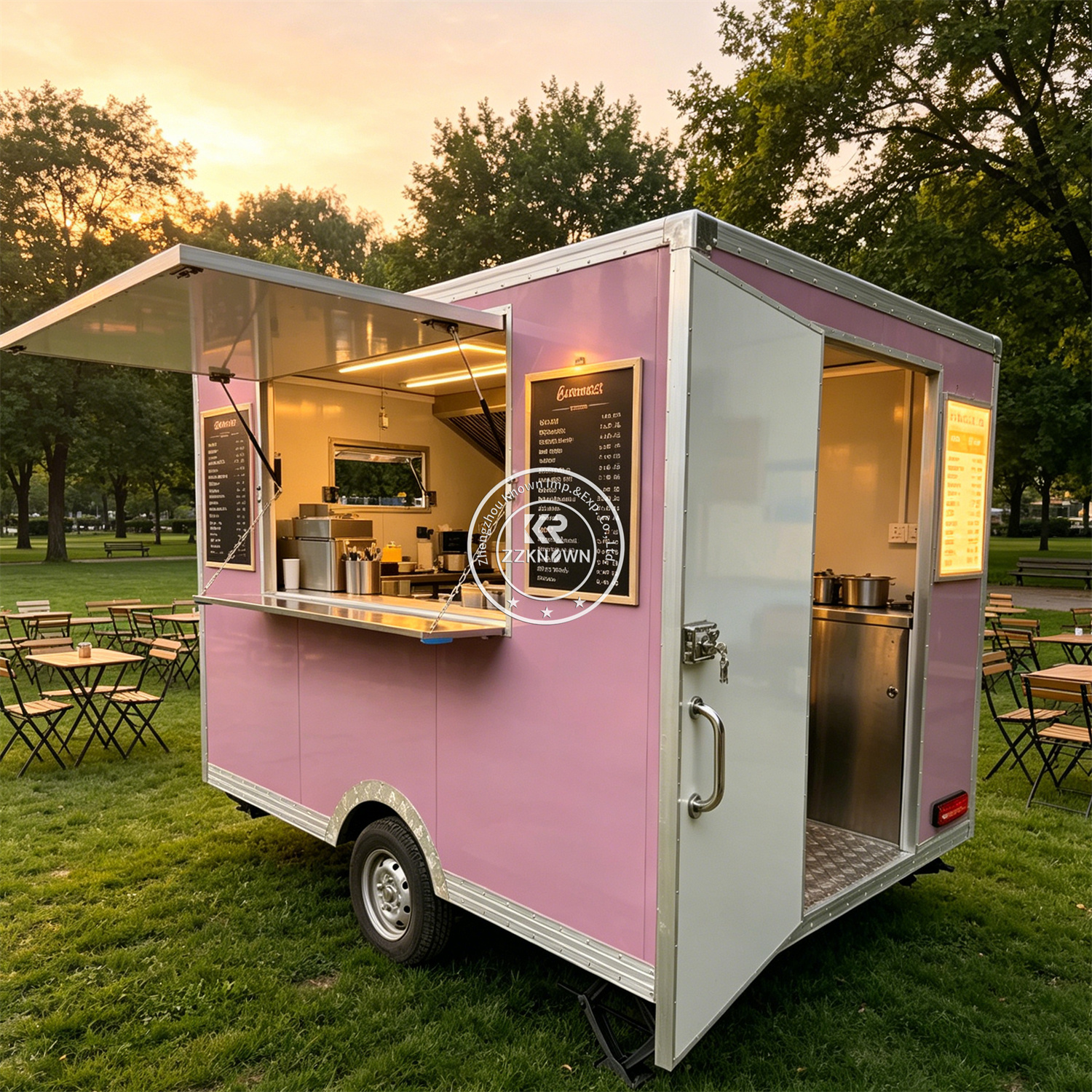 Street Custom Food Trailer Mob - Hot Dog Vending Cart review and price