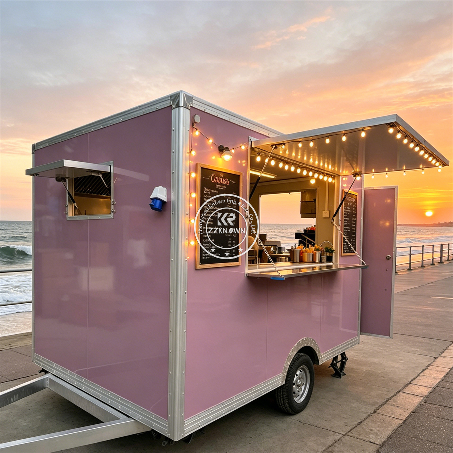 Street Custom Food Trailer Mob - Hot Dog Vending Cart review and price